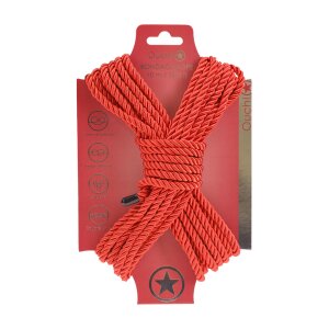 Ouch! Polyester Bondage Seil 10 m Rot