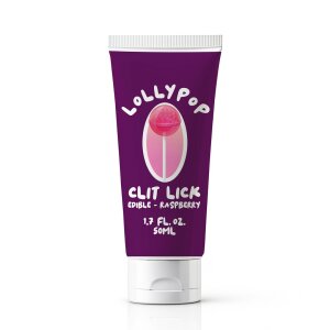 Clit Lick Lollypop Raspberry - 1.7 fl oz / 50 ml