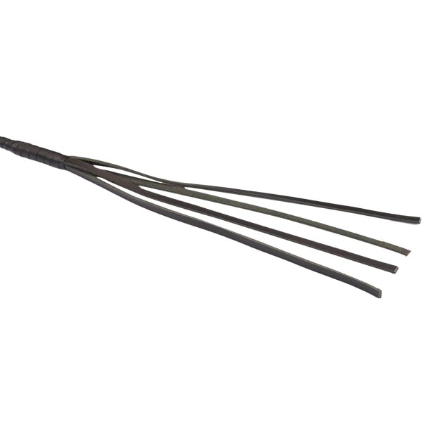 RISE Feather Series Peitsche Leder Schwarz