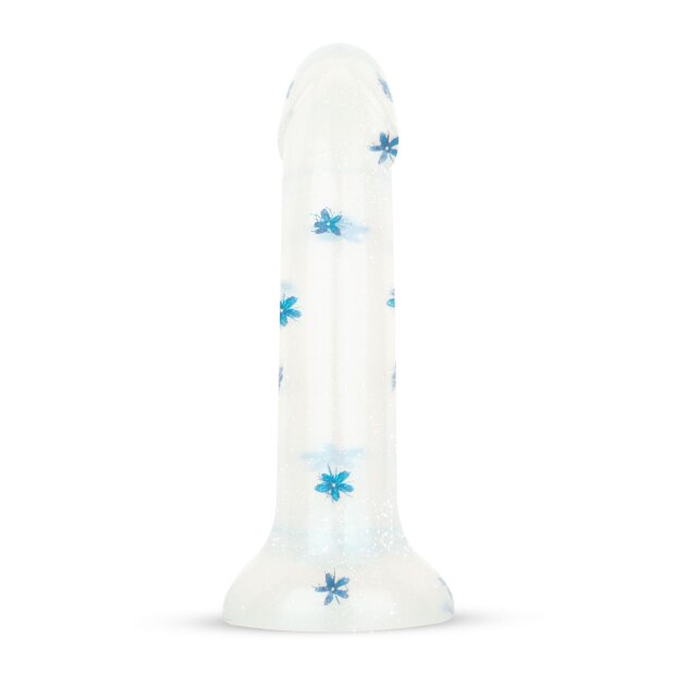 Easy Toys Dildo Collection Blossom Bliss Medium Dildo with Blue Flowers