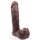 Hung System Lil Realistischer Dildo XL Braun 28 cm