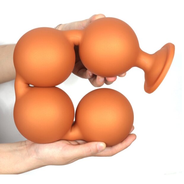 AnalMasterBalls Anal balls Bulby Butt XXXL 45 x 8.7 cm Orange