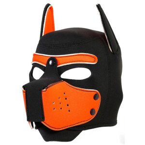 Kinky Puppy Enjoy Puppy Hood Black Orange