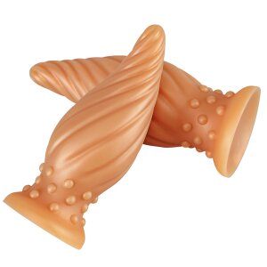 DarkSil Plug Spiral Pik XL 21 x 8 cm Gold