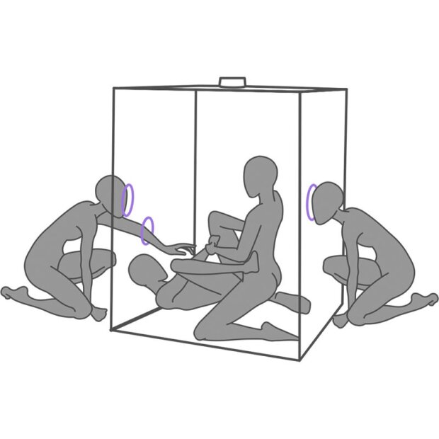 Secret Dome Kink Club Cabin Scandale Purple