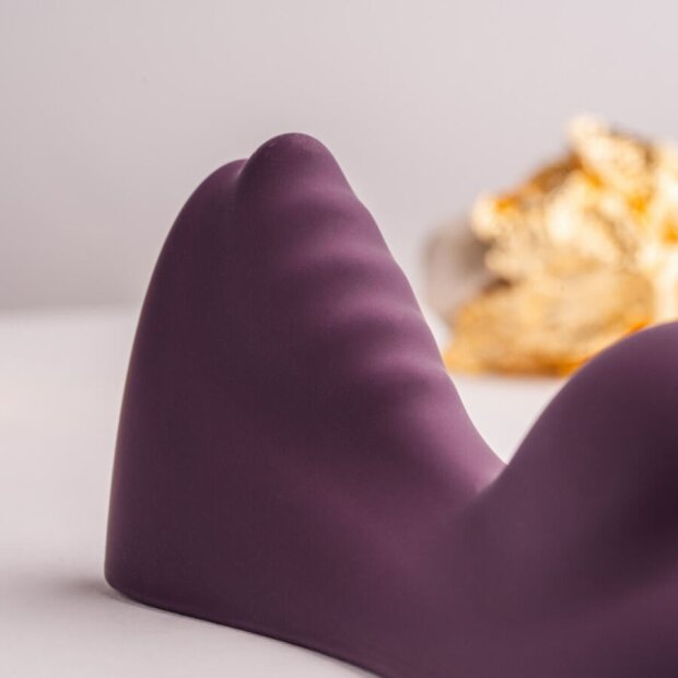 Rocks Off Ruby Glow vibromasseur à enfourcher violet