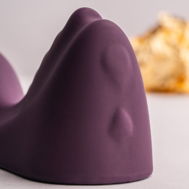 Rocks Off Ruby Glow vibromasseur à enfourcher violet