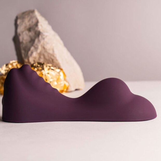 Rocks Off Ruby Glow vibromasseur à enfourcher violet