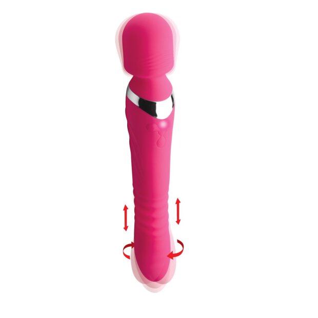 XR Brands INMI Ultra Thrust  Vibromasseur mural 27,3 cm rose