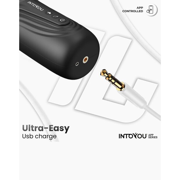 IY Egor Thrusting & Rotating Masturbator App-Controlled Black