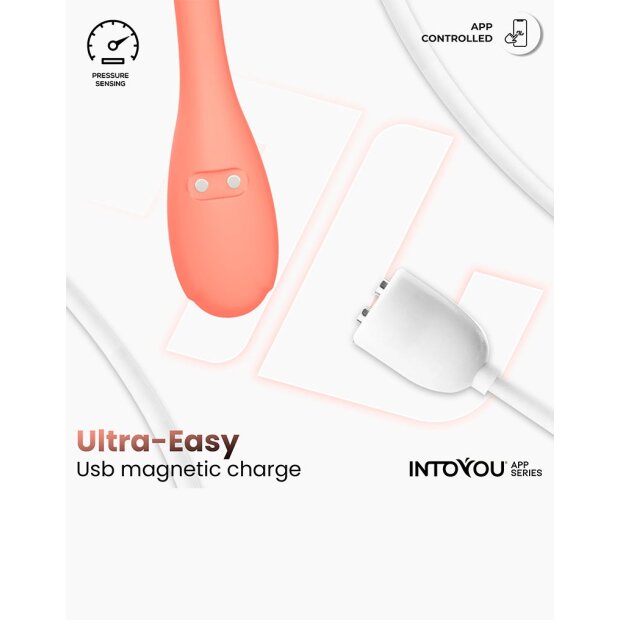 IY Kyra Beckenbodentrainer mit App-Steuerung Orange Ø 3 cm