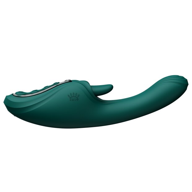 Zalo Ares G-Spot Rabbit Vibrator App Control 24,6 cm Green