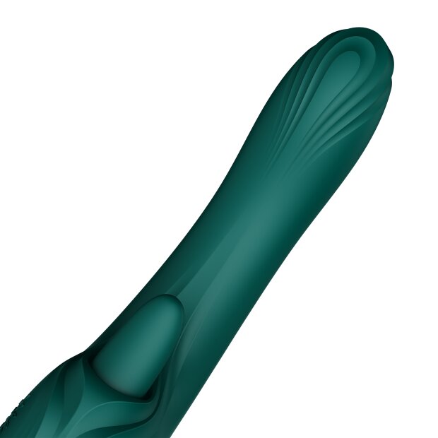Zalo Ares G-Spot Rabbit Vibrator App Control 24,6 cm Green