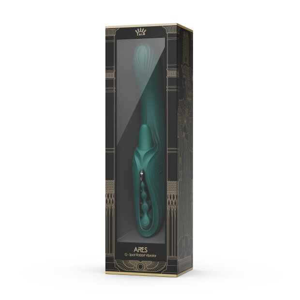 Zalo Ares G-Spot Rabbit Vibrator App Control 24,6 cm Green