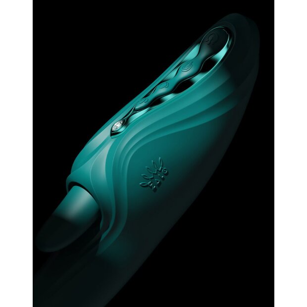 Zalo Ares G-Spot Rabbit Vibrator App Control 24,6 cm Green
