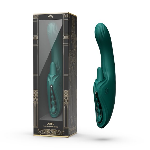 Zalo Ares G-Spot Rabbit Vibrator App Control 24,6 cm Green