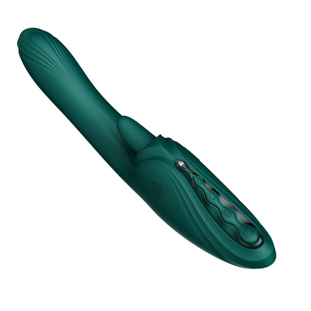 Zalo Ares G-Spot Rabbit Vibrator App Control 24,6 cm Green