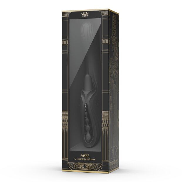 Vibromasseur Zalo Ares G-Spot Rabbit avec application de contrôle 24,6 cm noir