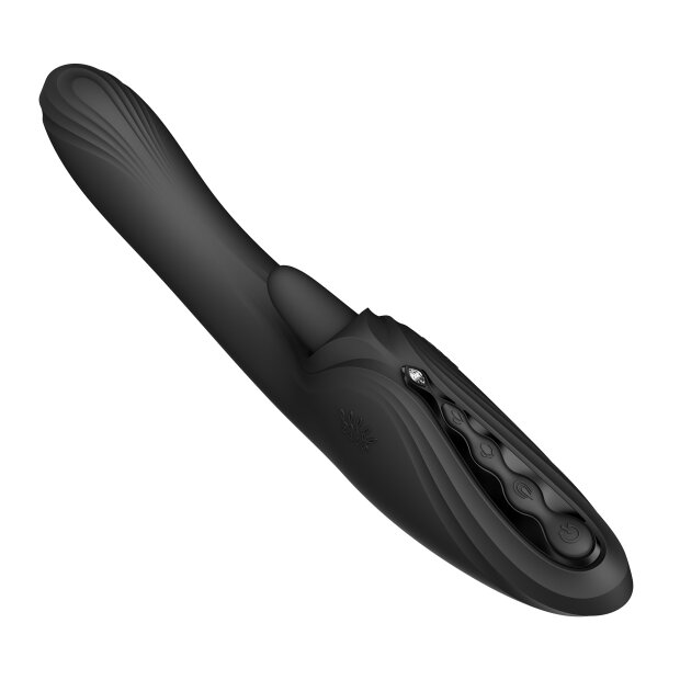 Vibromasseur Zalo Ares G-Spot Rabbit avec application de contrôle 24,6 cm noir