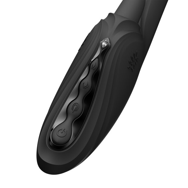 Vibromasseur Zalo Ares G-Spot Rabbit avec application de contrôle 24,6 cm noir