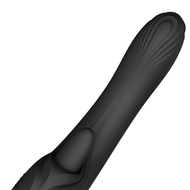 Vibromasseur Zalo Ares G-Spot Rabbit avec application de contrôle 24,6 cm noir