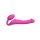Strap-On-Me vibromasseur strap-on flexible avec télécommande rose 20 cm