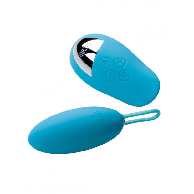 DORR Spot Duo Vibro-Ei mit Fernbedienung Türkis 8,5 cm Ø 4,4 cm