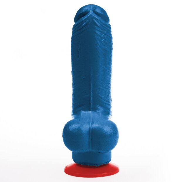 Fuck & Fist Tyr M Dildo Blau 20 cm Ø 5 cm