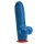 Fuck & Fist Tyr L Dildo Blau 23,5 cm Ø 6 cm