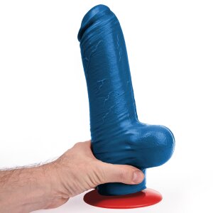Fuck & Fist Tyr XL Dildo Blau 28 cm Ø 7,3 cm