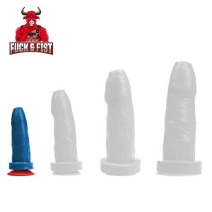 Fuck & Fist Magni S Dildo Blau 16 cm Ø 5 cm