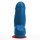 Fuck & Fist Dagr S Dildo Blau 16 cm Ø 5,7 cm