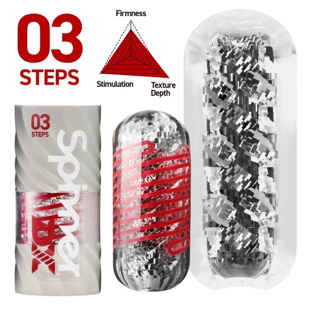 TENGA Spinner DX 03 Steps Mouchoir de poche