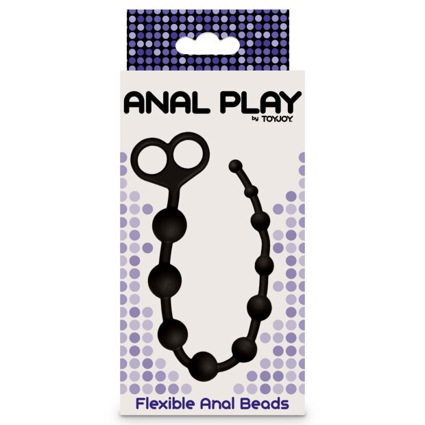 TOYJOY Flexible Anal Beads Black