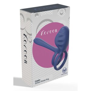 XOCOON Couples Slimline Vibrator Ring 11 cm Blue