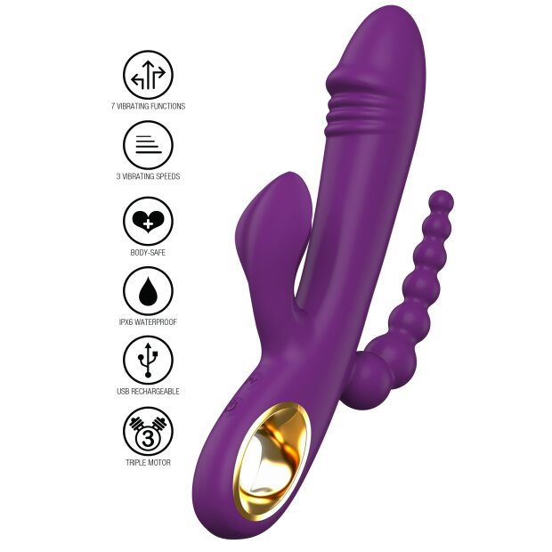 TOYJOY Caleona Triple Temptation Purple