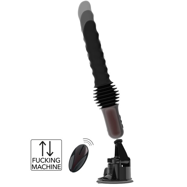 Hidden Desire Anal Power Thrusting Vibrator 37 cm  ø 5 cm Black