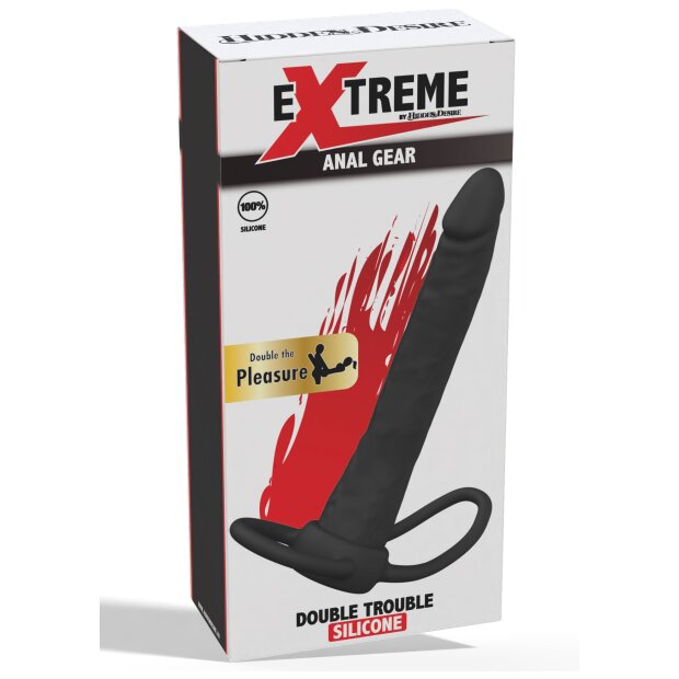 Hidden Desire Double Trouble Anal Penetrator Black