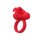 CalExotics The Matador Anneau Pénien Vibrant Rechargeable Rouge Ø 3,8 cm