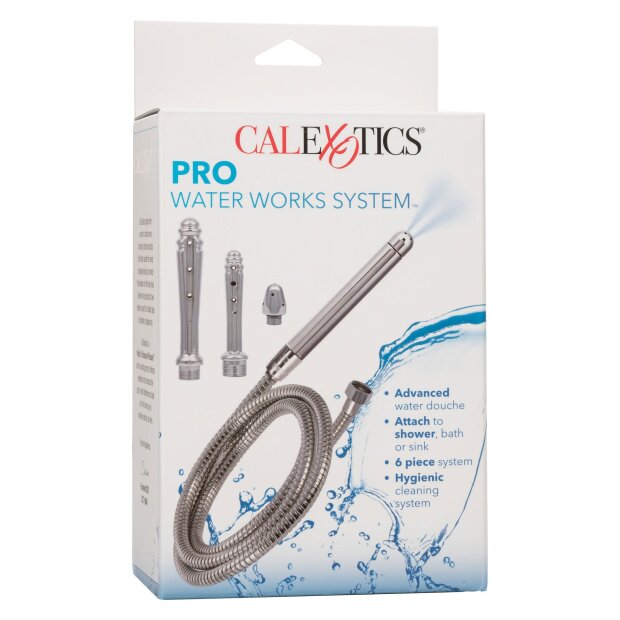 CalExotics Pro Water Works System douche intime argentée