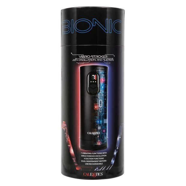 CalExotics Bionic Vibro Stroker 27,25 cm Black
