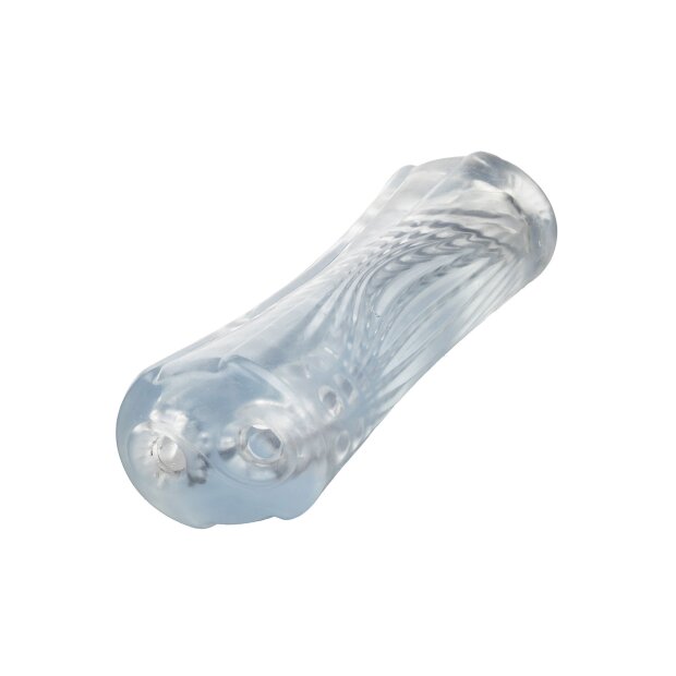 CalExotics doppelgerippte Kammern XL 24,25 cm Transparent