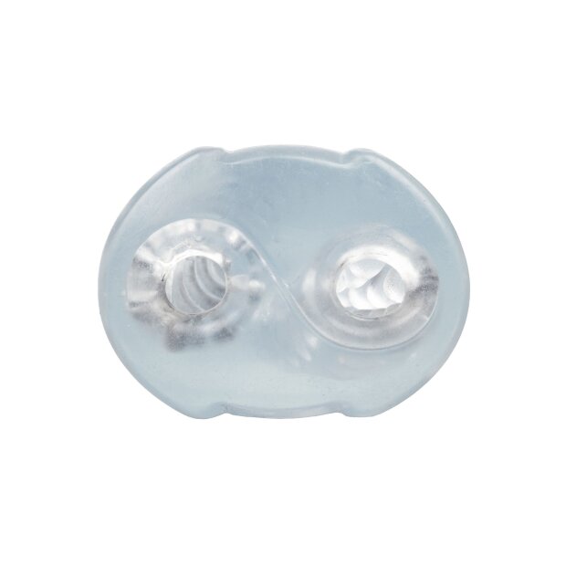 CalExotics doppelgerippte Kammern XL 24,25 cm Transparent