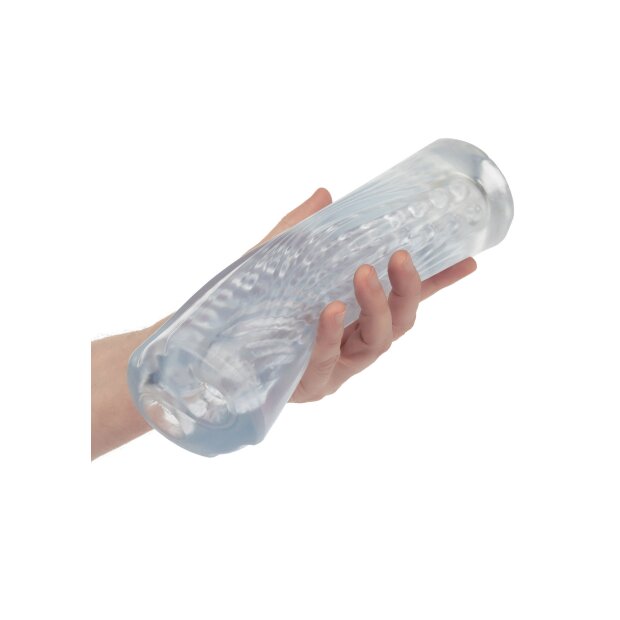 CalExotics doppelgerippte Kammern XL 24,25 cm Transparent