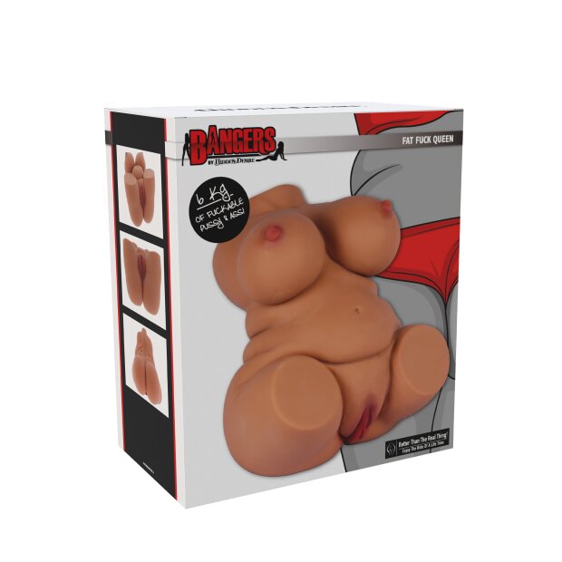 Hidden Desire Fat Fuck Queen Masturbateur 6 kg 31 cm Brun