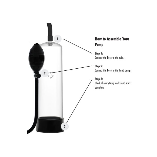 Hidden Desire Rising Star Penis Pump Clear