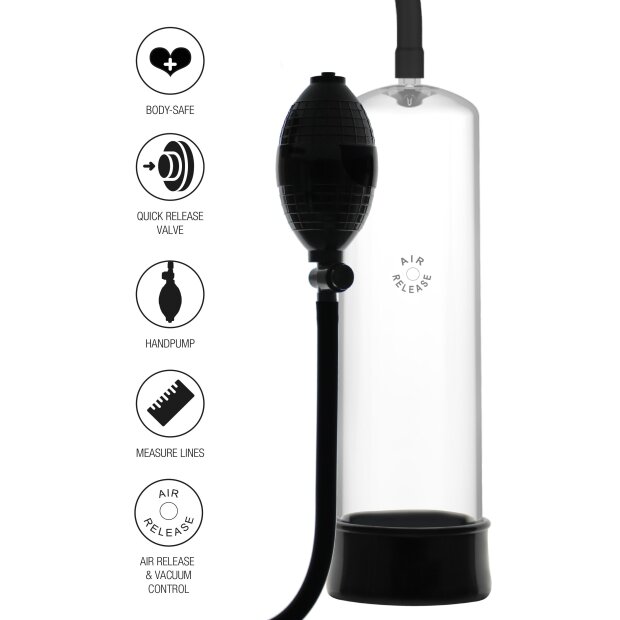 Hidden Desire Rising Star Penis Pump Clear