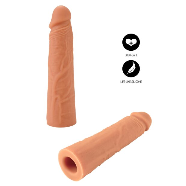 Hidden Desire Penis Sleeve Liquid Silicone 20 cm Skin