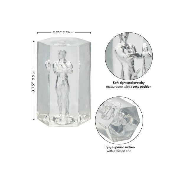 CalExotics Guys Guys Guys David 9,5 cm Transparent