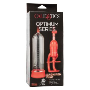 CalExotics Magnified Pump Penispumpe Rot 21,5 cm Ø...